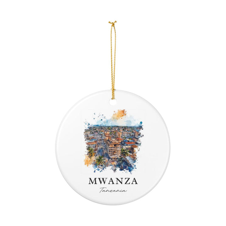 Mwanza Tanzania Ornament: Unique Mwanza Souvenir, Mwanza Tanzania Xmas Decor, and Authentic Mwanza Gift