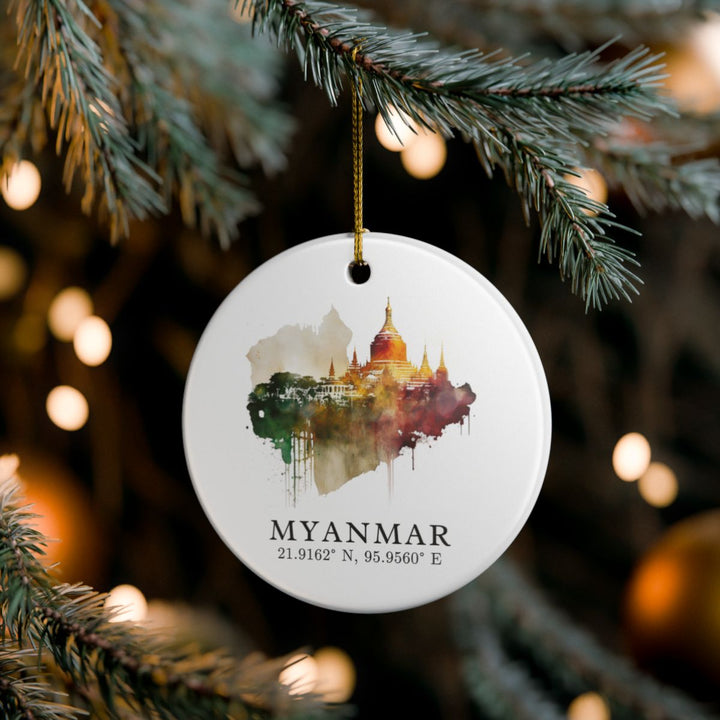 Myanmar Ornament: Unique Myanmar Souvenir, Myanmar Xmas Decor, and Authentic Myanmar Gift