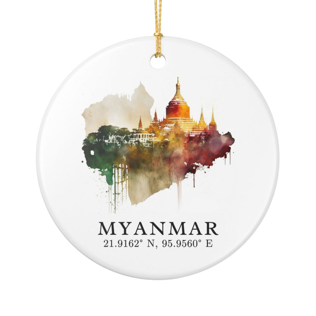 Myanmar Ornament: Unique Myanmar Souvenir, Myanmar Xmas Decor, and Authentic Myanmar Gift