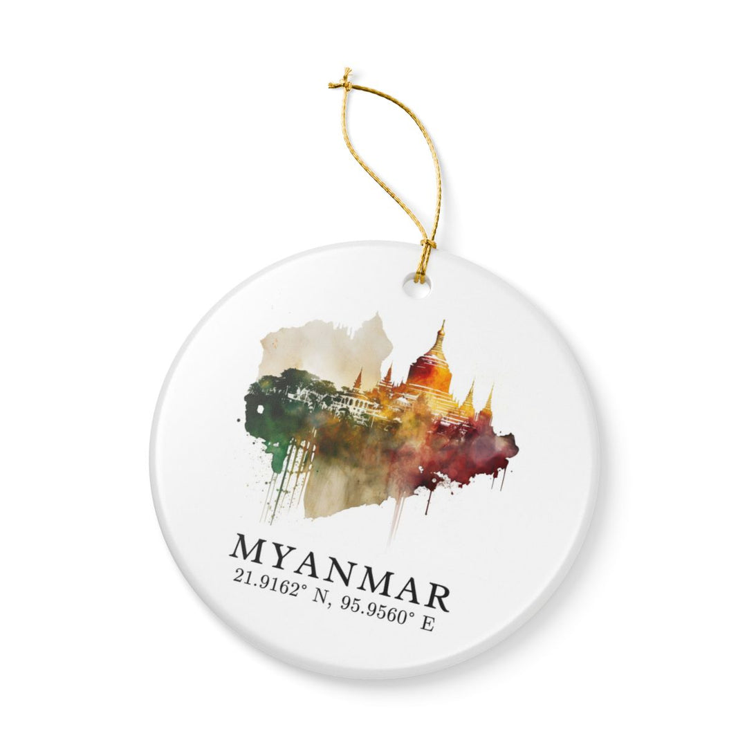 Myanmar Ornament: Unique Myanmar Souvenir, Myanmar Xmas Decor, and Authentic Myanmar Gift