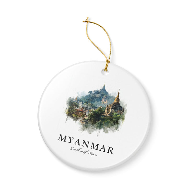 Myanmar Ornament: Unique Myanmar Souvenir, Myanmar Xmas Decor, and Authentic Myanmar Gift