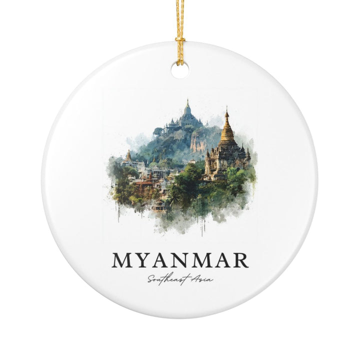 Myanmar Ornament: Unique Myanmar Souvenir, Myanmar Xmas Decor, and Authentic Myanmar Gift