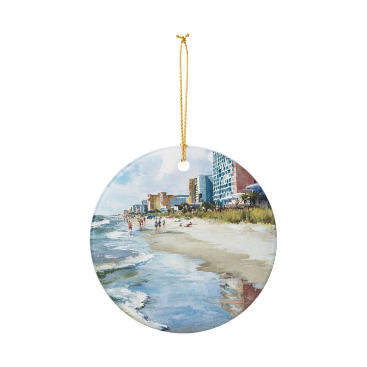Myrtle Beach South Carolina Ornament: Unique Myrtle Beach Souvenir, Myrtle Beach South Carolina Xmas Decor, and Authentic Myrtle Beach Gift