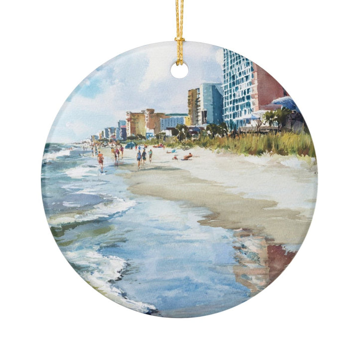Myrtle Beach South Carolina Ornament: Unique Myrtle Beach Souvenir, Myrtle Beach South Carolina Xmas Decor, and Authentic Myrtle Beach Gift