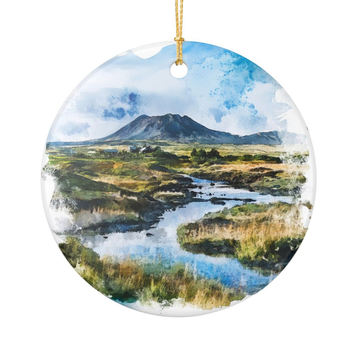 Mývatn Iceland Ornament: Unique Mývatn Souvenir, Mývatn Iceland Xmas Decor, and Authentic Mývatn Gift