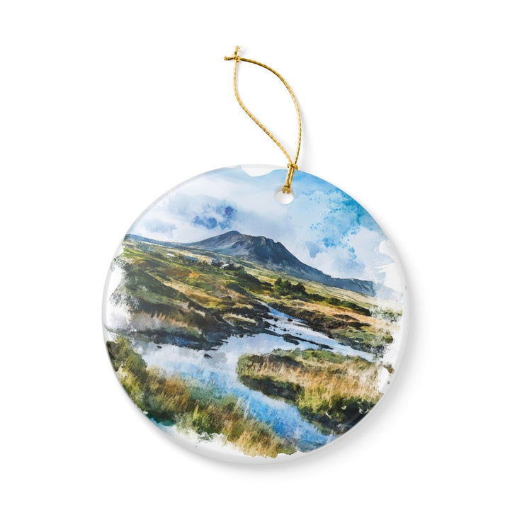 Mývatn Iceland Ornament: Unique Mývatn Souvenir, Mývatn Iceland Xmas Decor, and Authentic Mývatn Gift