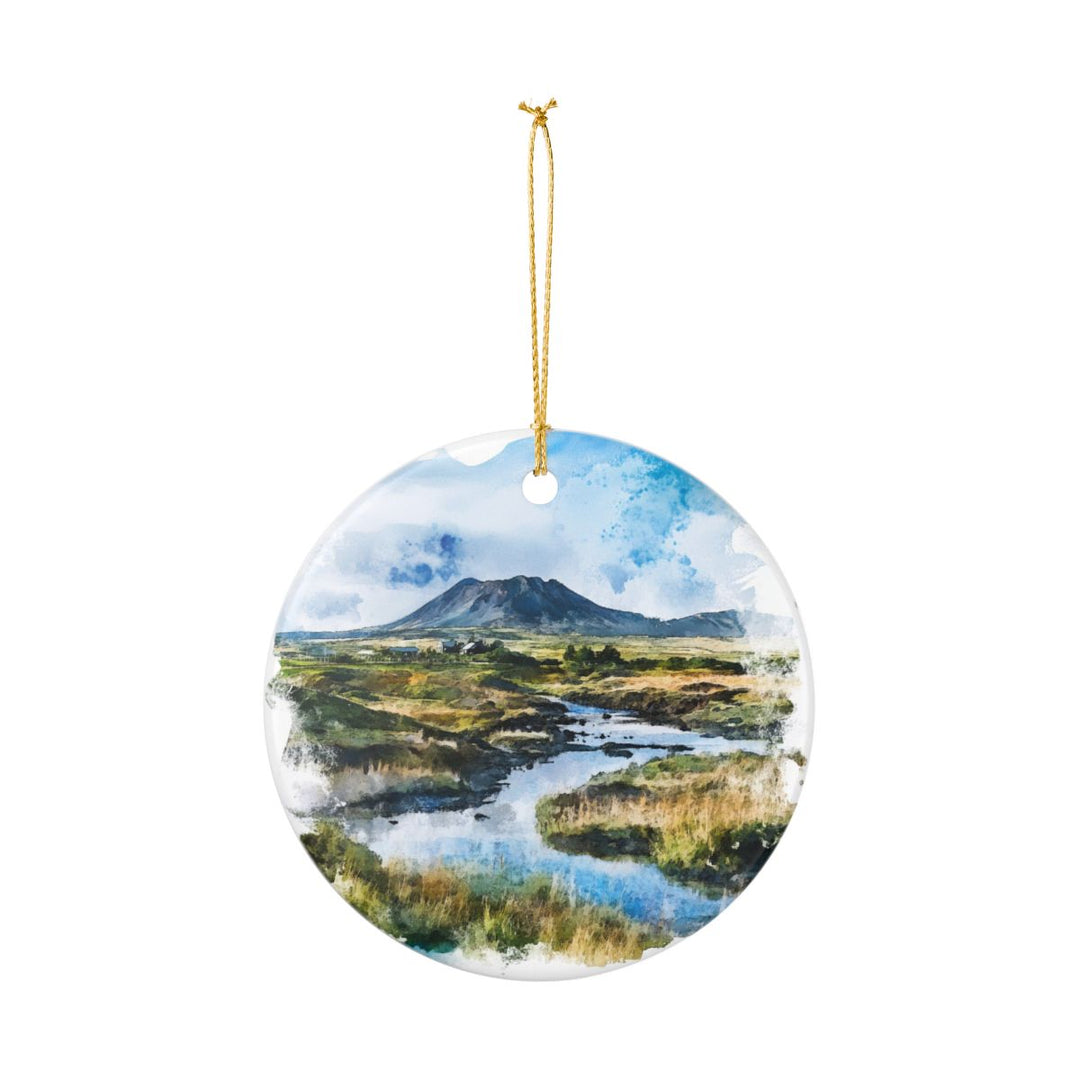 Mývatn Iceland Ornament: Unique Mývatn Souvenir, Mývatn Iceland Xmas Decor, and Authentic Mývatn Gift