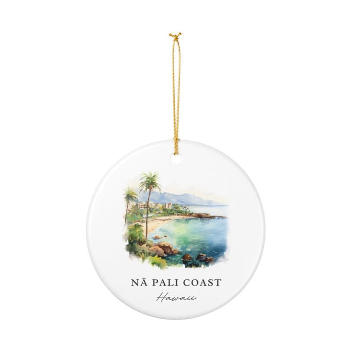 Nā Pali Coast Hawaii Ornament: Unique Nā Pali Coast Souvenir, Nā Pali Coast Hawaii Xmas Decor, and Authentic Nā Pali Coast Gift