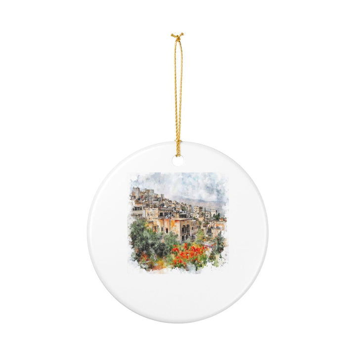 Nabatieh Ornament: Unique Nabatieh Souvenir, Nabatieh Xmas Decor, and Authentic Nabatieh Gift