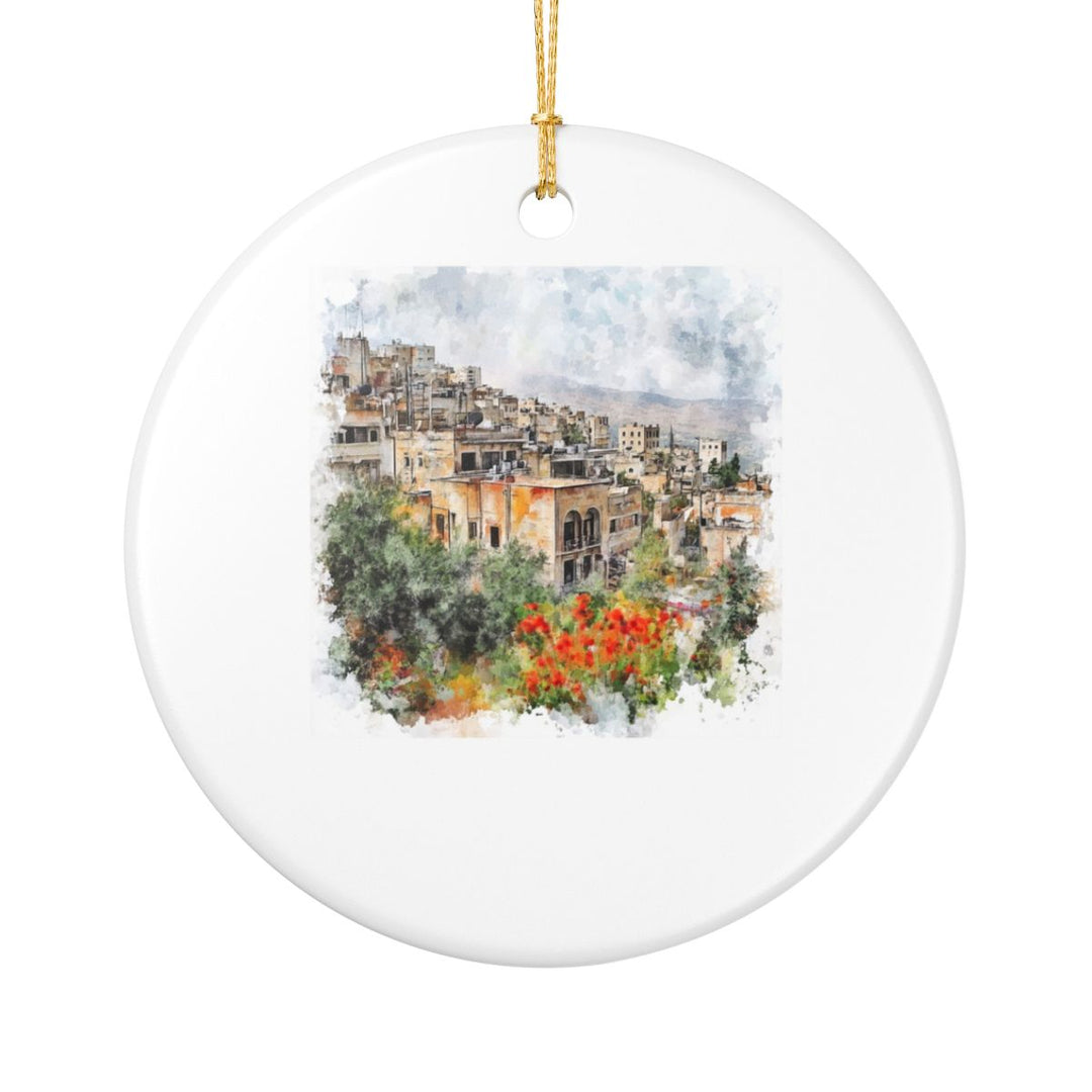 Nabatieh Ornament: Unique Nabatieh Souvenir, Nabatieh Xmas Decor, and Authentic Nabatieh Gift