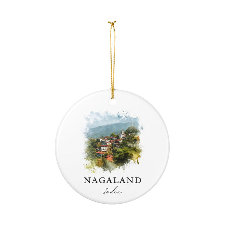 Nagaland India Ornament: Unique Nagaland India Souvenir, Nagaland India Xmas Decor, and Authentic Nagaland India Gift