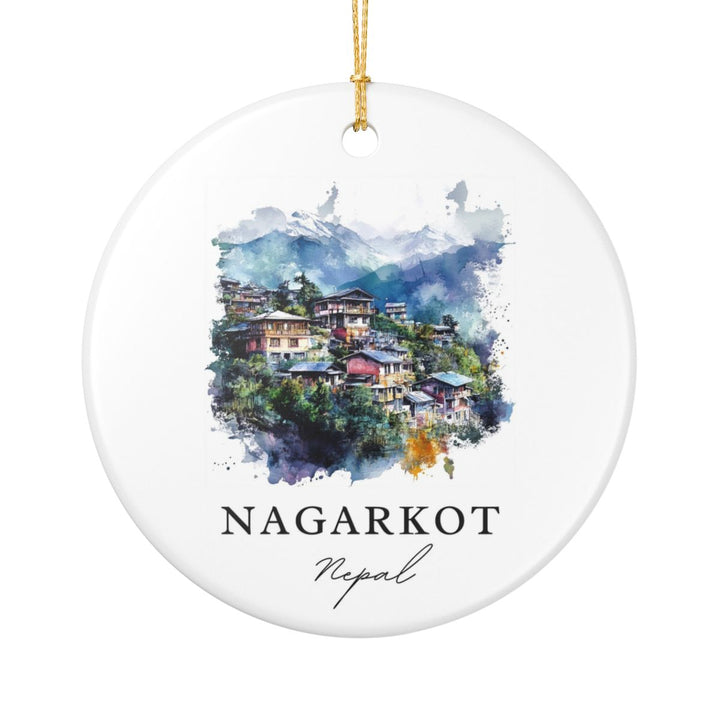 Nagarkot Nepal Ornament: Unique Nagarkot Souvenir, Nagarkot Nepal Xmas Decor, and Authentic Nagarkot Gift