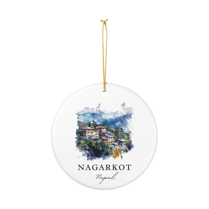 Nagarkot Nepal Ornament: Unique Nagarkot Souvenir, Nagarkot Nepal Xmas Decor, and Authentic Nagarkot Gift