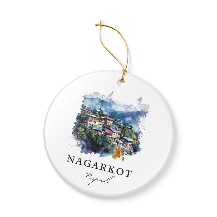 Nagarkot Nepal Ornament: Unique Nagarkot Souvenir, Nagarkot Nepal Xmas Decor, and Authentic Nagarkot Gift