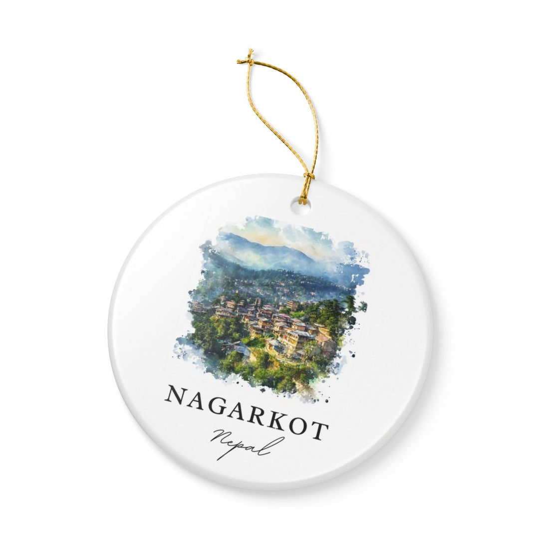 Nagarkot Nepal Ornament: Unique Nagarkot Souvenir, Nagarkot Nepal Xmas Decor, and Authentic Nagarkot Gift