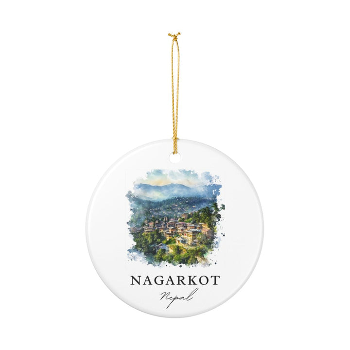 Nagarkot Nepal Ornament: Unique Nagarkot Souvenir, Nagarkot Nepal Xmas Decor, and Authentic Nagarkot Gift