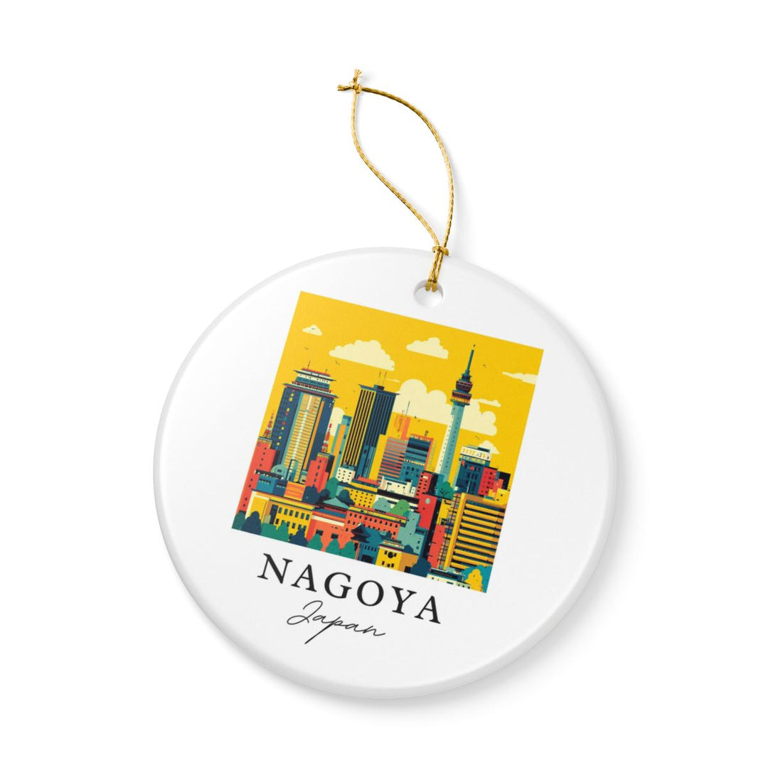 Nagoya Japan Ornament: Unique Nagoya Japan Souvenir, Nagoya Japan Xmas Decor, and Authentic Nagoya Japan Gift