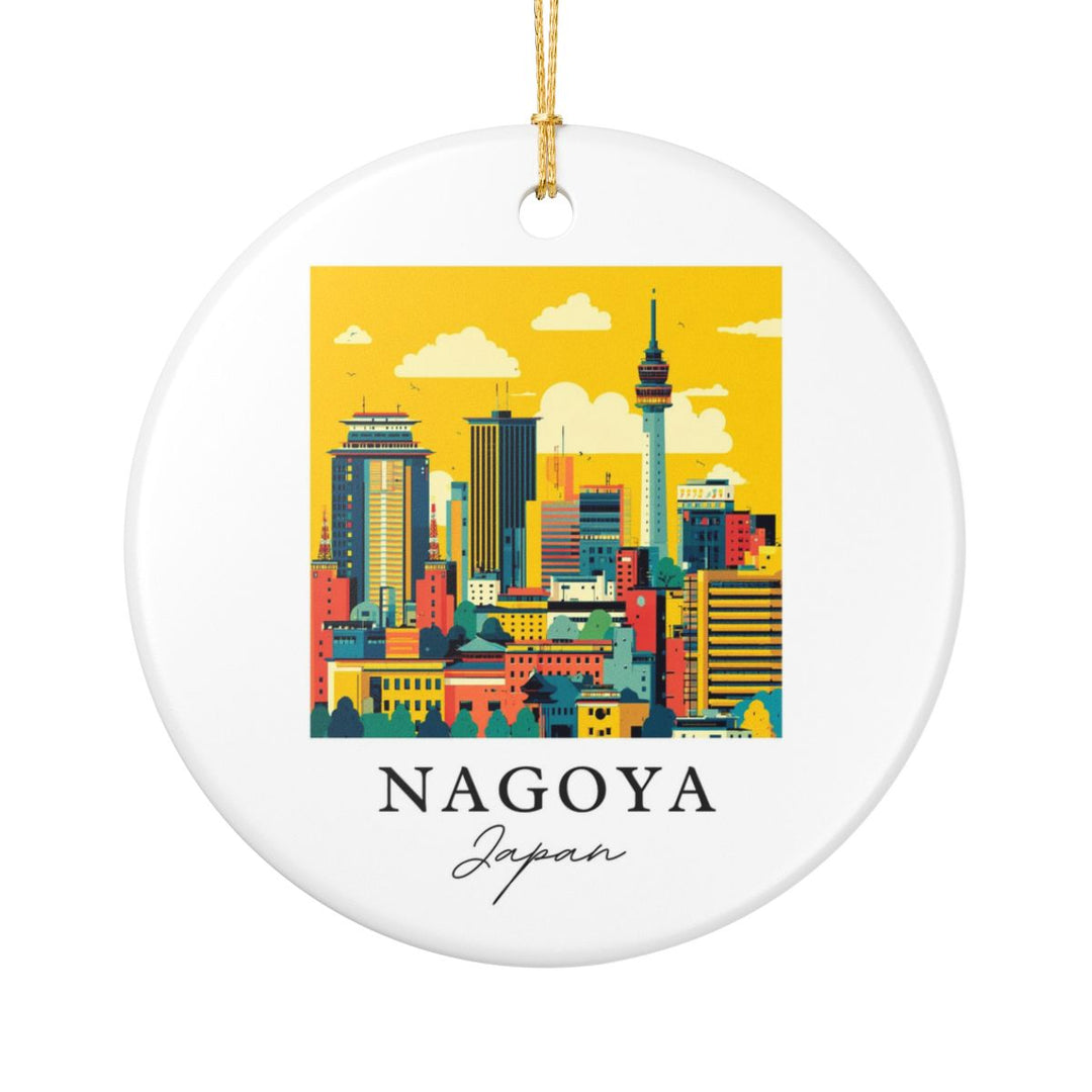 Nagoya Japan Ornament: Unique Nagoya Japan Souvenir, Nagoya Japan Xmas Decor, and Authentic Nagoya Japan Gift