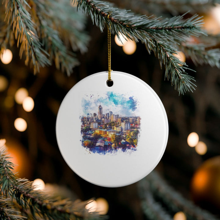 Nairobi Kenya Ornament: Unique Nairobi Kenya Souvenir, Nairobi Kenya Xmas Decor, and Authentic Nairobi Kenya Gift