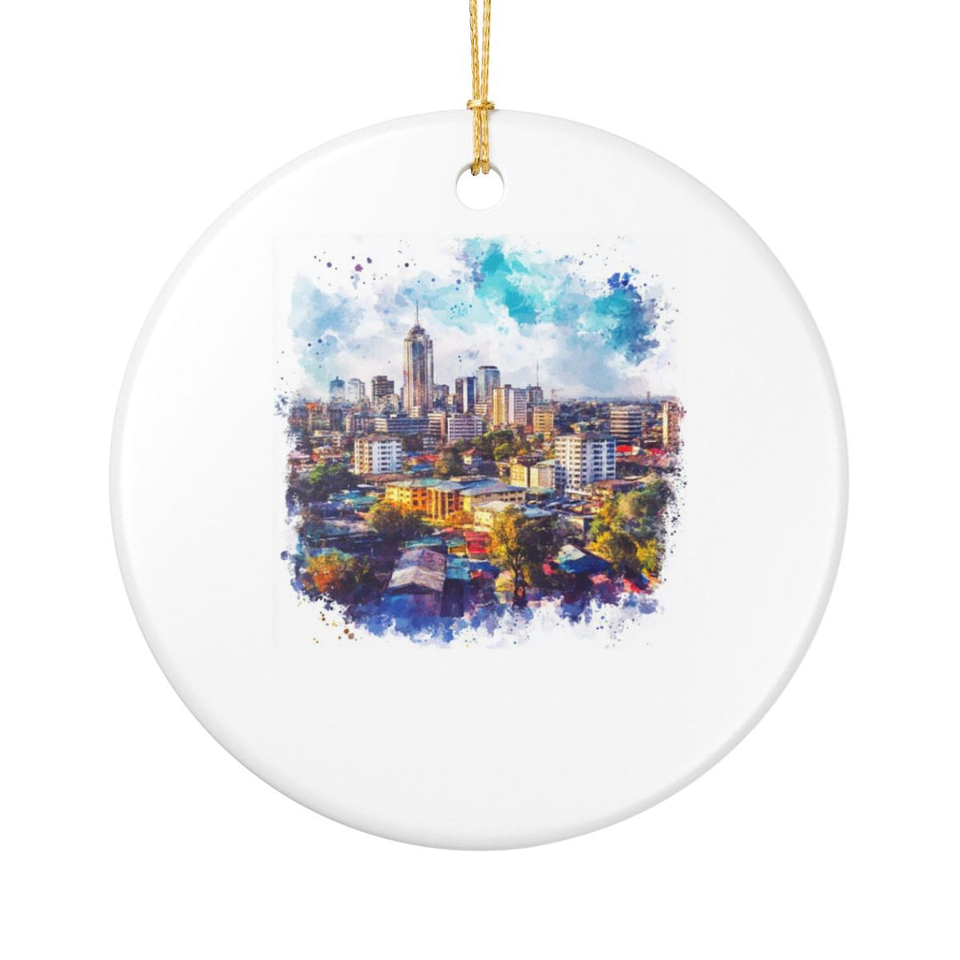 Nairobi Kenya Ornament: Unique Nairobi Kenya Souvenir, Nairobi Kenya Xmas Decor, and Authentic Nairobi Kenya Gift