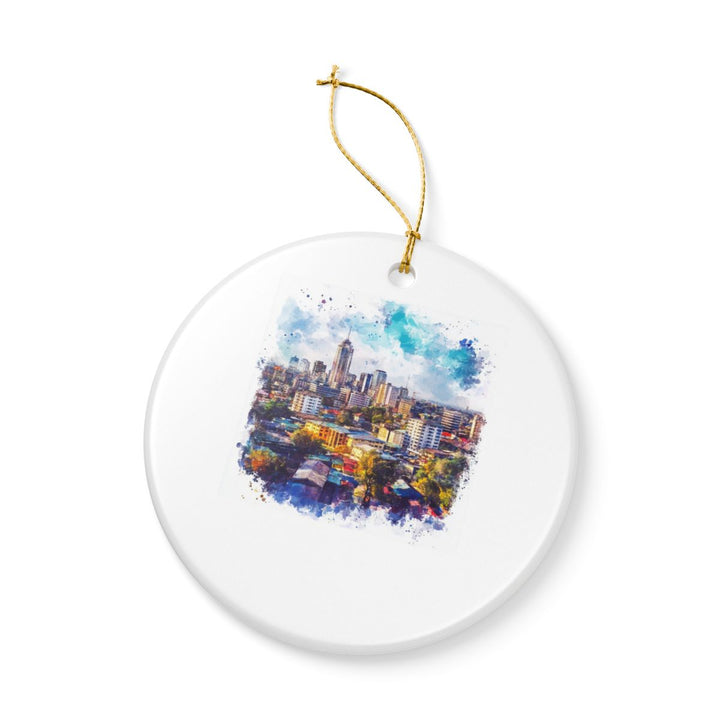 Nairobi Kenya Ornament: Unique Nairobi Kenya Souvenir, Nairobi Kenya Xmas Decor, and Authentic Nairobi Kenya Gift