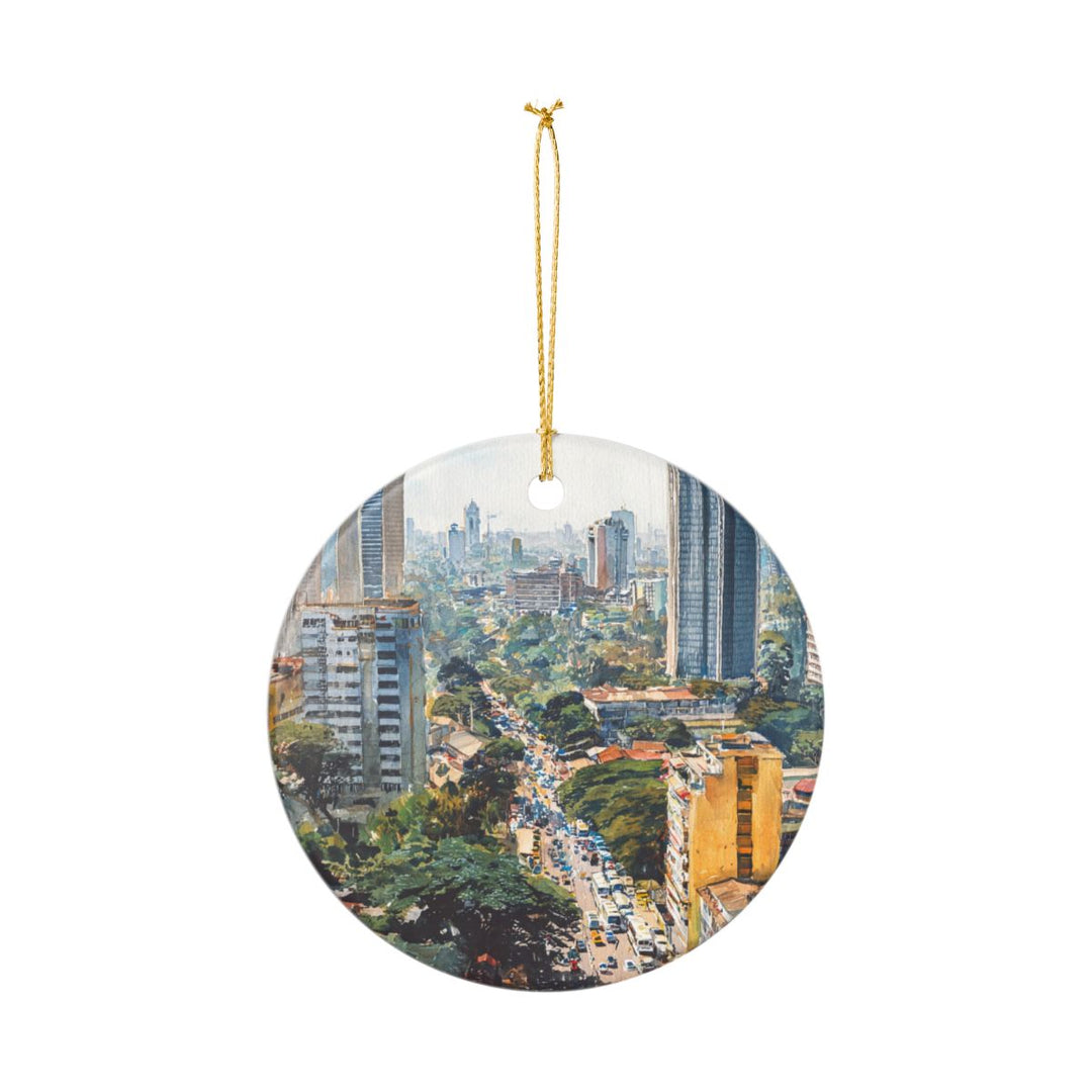 Nairobi Kenya Ornament: Unique Nairobi Kenya Souvenir, Nairobi Kenya Xmas Decor, and Authentic Nairobi Kenya Gift