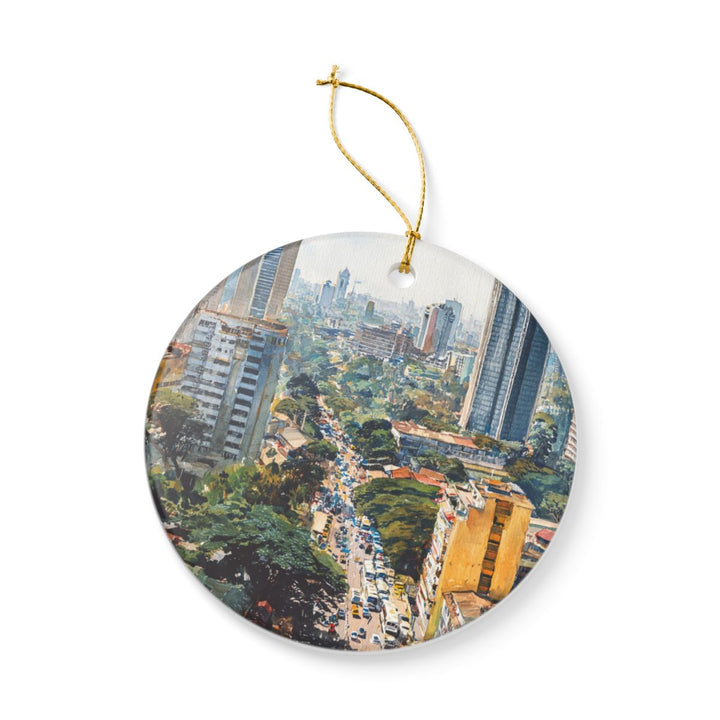 Nairobi Kenya Ornament: Unique Nairobi Kenya Souvenir, Nairobi Kenya Xmas Decor, and Authentic Nairobi Kenya Gift