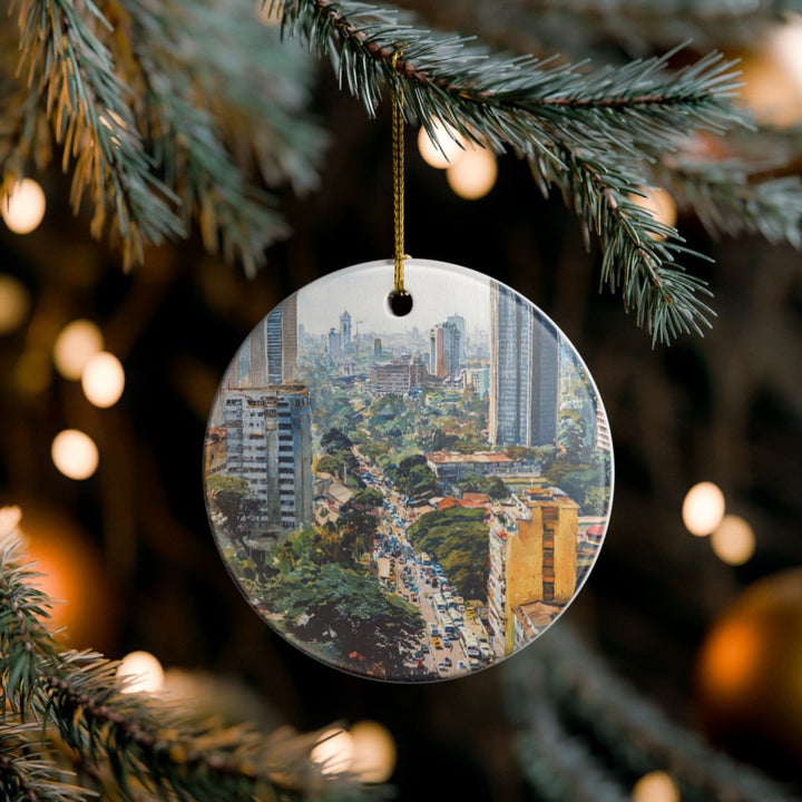 Nairobi Kenya Ornament: Unique Nairobi Kenya Souvenir, Nairobi Kenya Xmas Decor, and Authentic Nairobi Kenya Gift