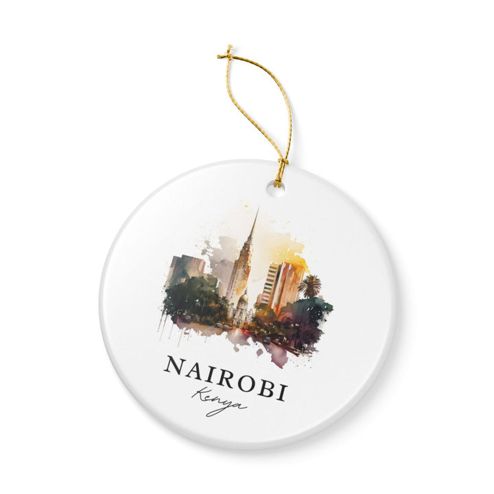 Nairobi Kenya Ornament: Unique Nairobi Kenya Souvenir, Nairobi Kenya Xmas Decor, and Authentic Nairobi Kenya Gift