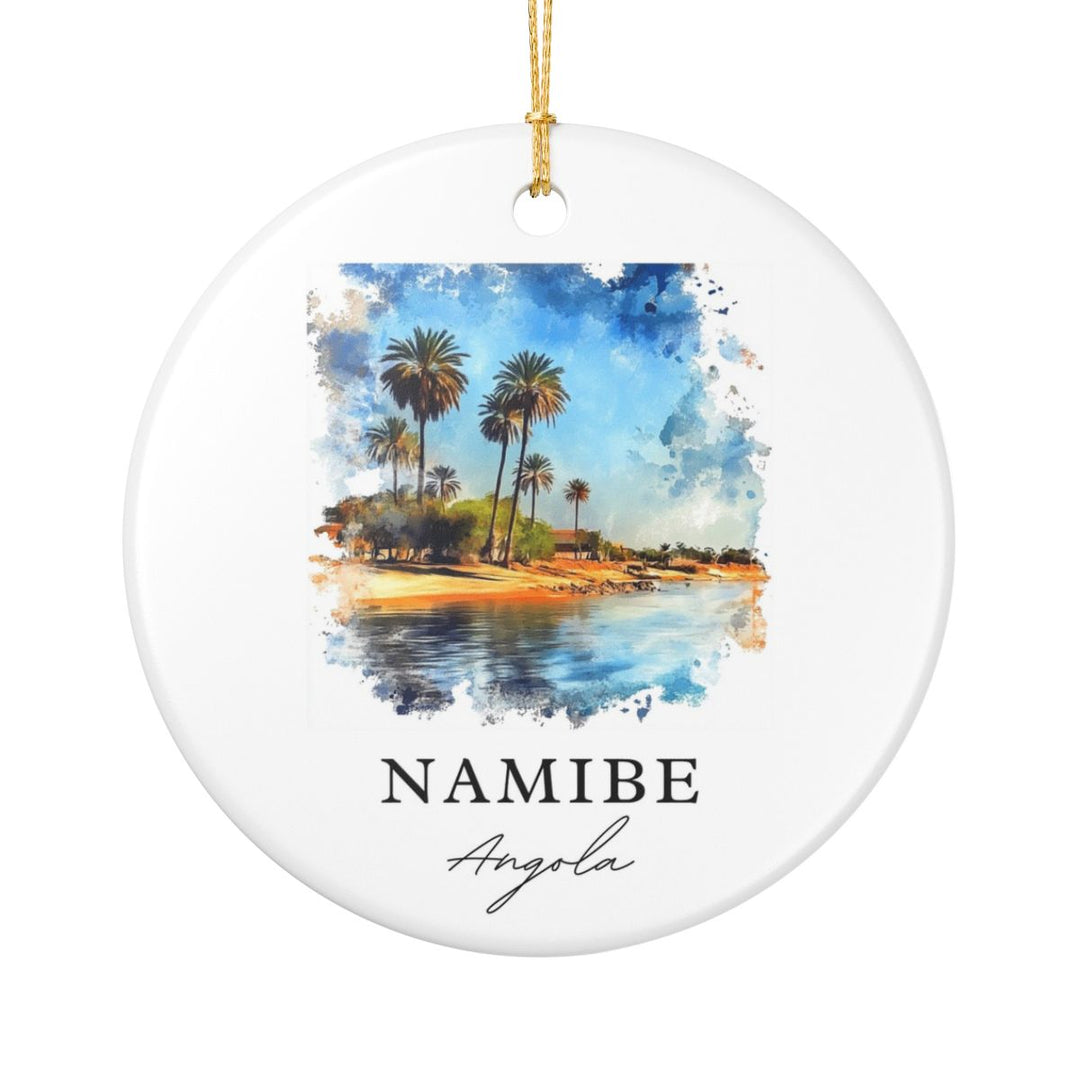 Namibe Angola Ornament: Unique Namibe Angola Souvenir, Namibe Angola Xmas Decor, and Authentic Namibe Angola Gift