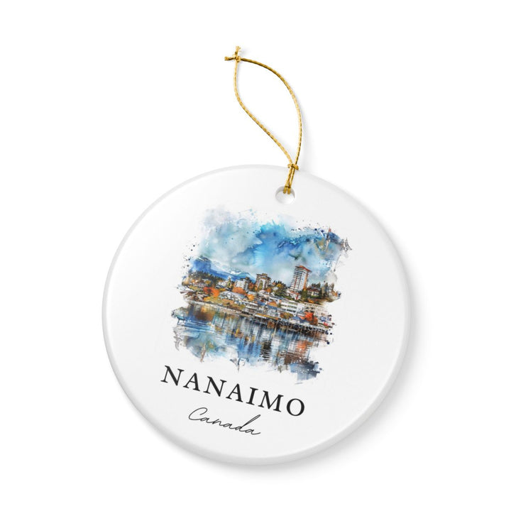 Nanaimo Canada Ornament: Unique Nanaimo Souvenir, Nanaimo Canada Xmas Decor, and Authentic Nanaimo Gift