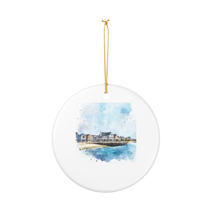 Nantucket Massachusetts USA Ornament: Unique Nantucket Souvenir, Nantucket Massachusetts Xmas Decor, and Authentic Nantucket Gift