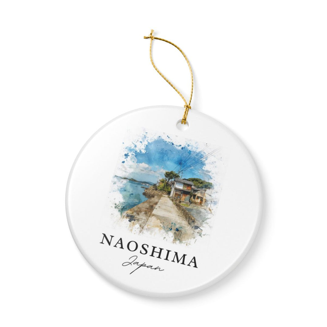 Naoshima Japan Ornament: Unique Naoshima Souvenir, Naoshima Japan Xmas Decor, and Authentic Naoshima Gift