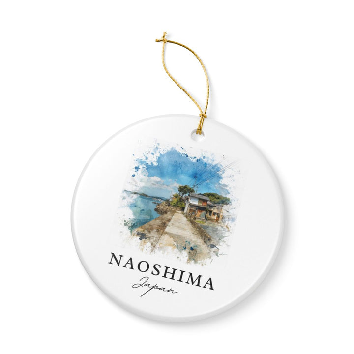 Naoshima Japan Ornament: Unique Naoshima Souvenir, Naoshima Japan Xmas Decor, and Authentic Naoshima Gift