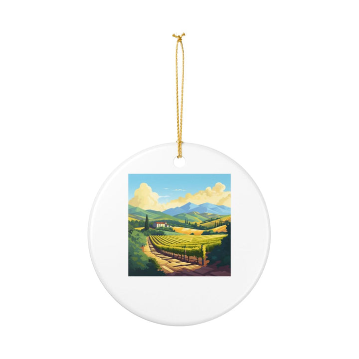 Napa Valley California USA Ornament: Unique Napa Valley Souvenir, Napa Valley California Xmas Decor, and Authentic Napa Valley Gift