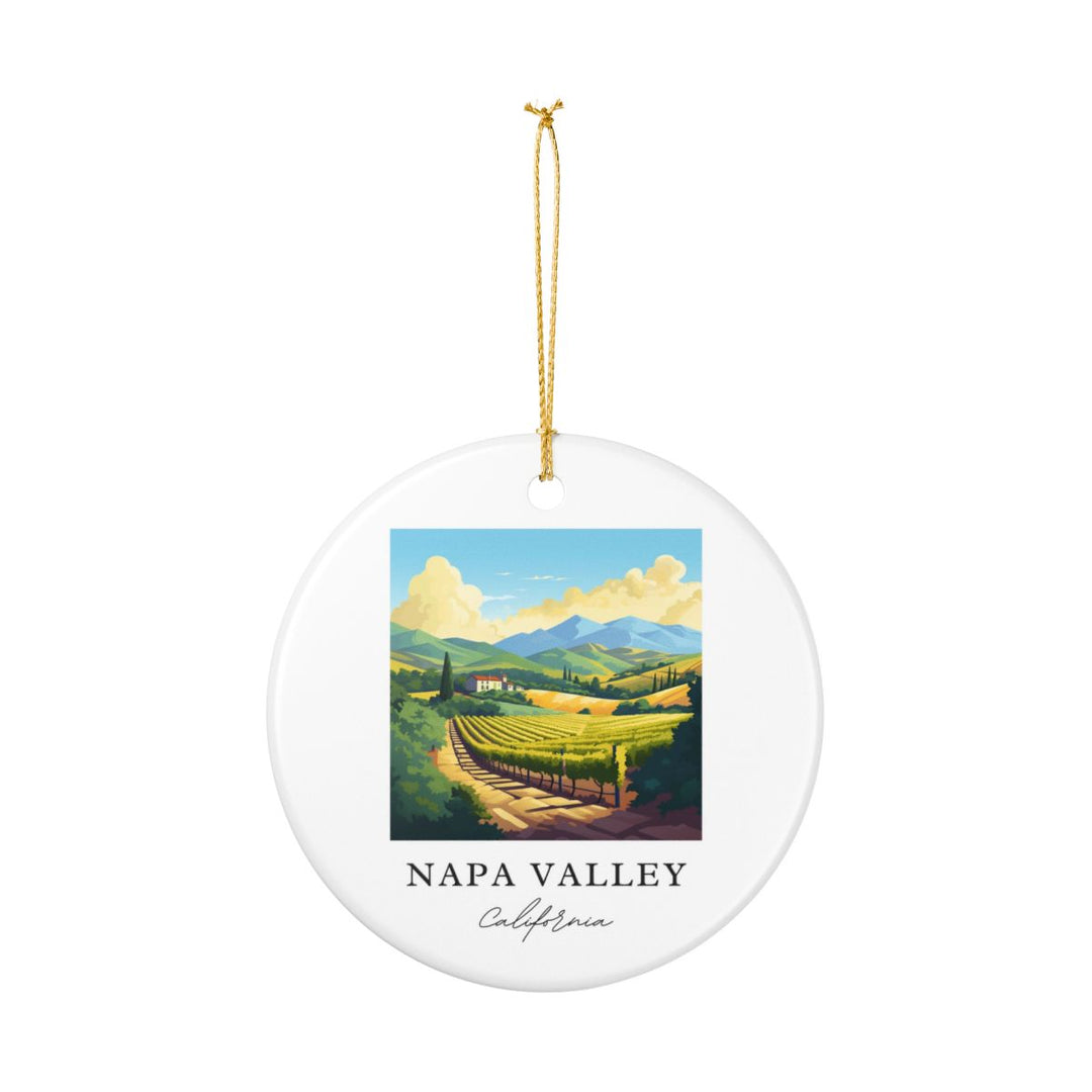 Napa Valley California USA Ornament | Christmas Travel Souvenir Gift