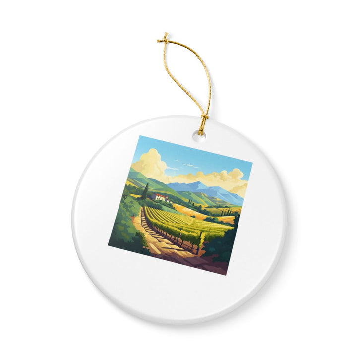 Napa Valley California USA Ornament: Unique Napa Valley Souvenir, Napa Valley California Xmas Decor, and Authentic Napa Valley Gift
