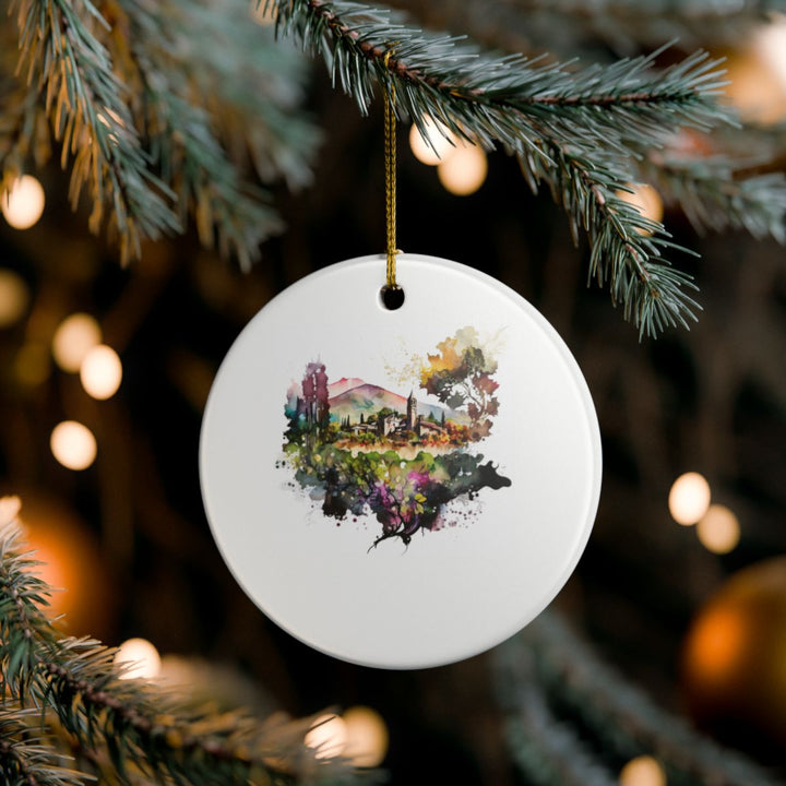 Napa Valley California USA Ornament: Unique Napa Valley Souvenir, Napa Valley California Xmas Decor, and Authentic Napa Valley Gift