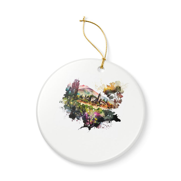 Napa Valley California USA Ornament: Unique Napa Valley Souvenir, Napa Valley California Xmas Decor, and Authentic Napa Valley Gift