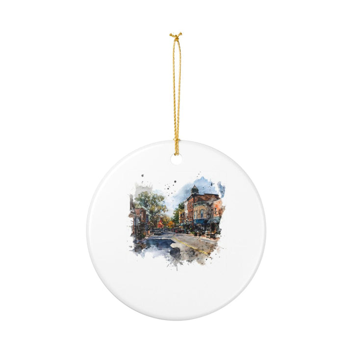 Naperville Illinois Ornament: Unique Naperville Souvenir, Naperville Illinois Xmas Decor, and Authentic Naperville Gift