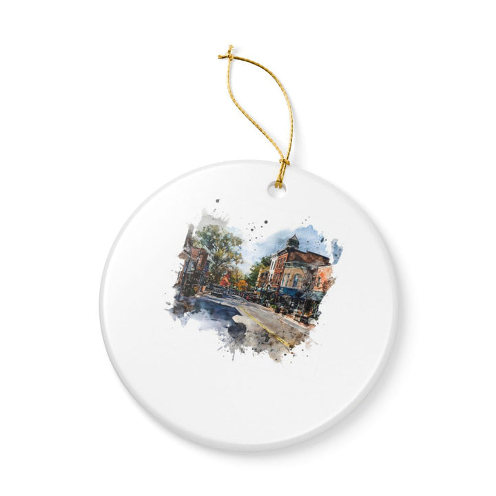 Naperville Illinois Ornament: Unique Naperville Souvenir, Naperville Illinois Xmas Decor, and Authentic Naperville Gift