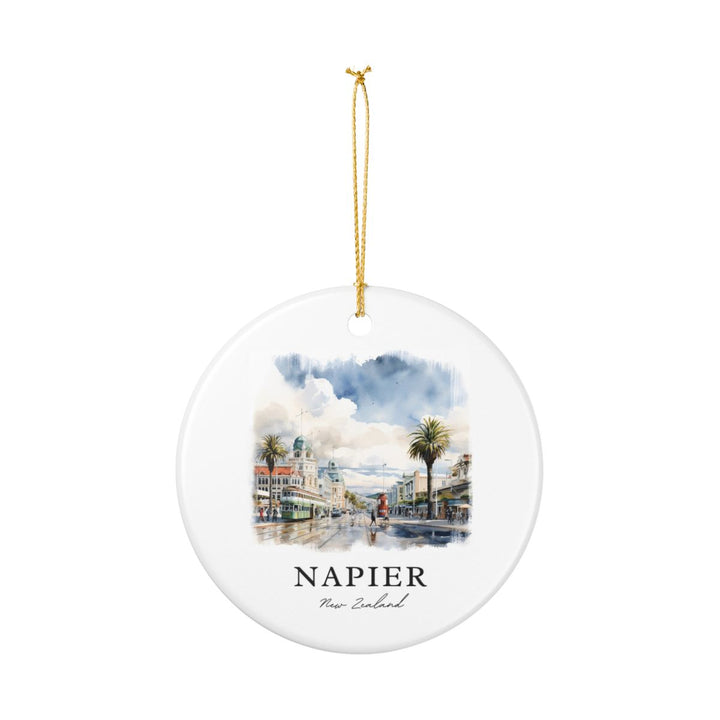 Napier New Zealand Ornament: Unique Napier Souvenir, Napier New Zealand Xmas Decor, and Authentic Napier Gift