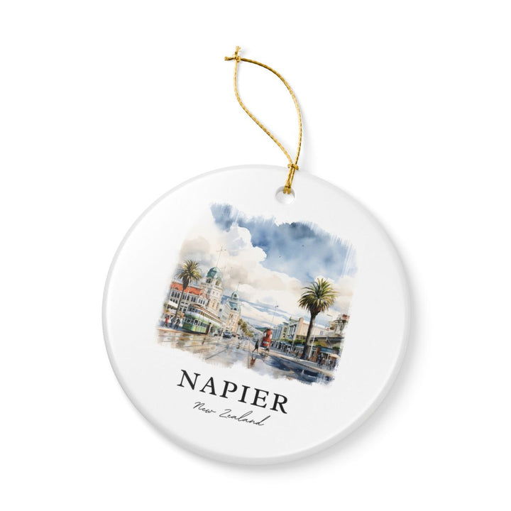 Napier New Zealand Ornament: Unique Napier Souvenir, Napier New Zealand Xmas Decor, and Authentic Napier Gift