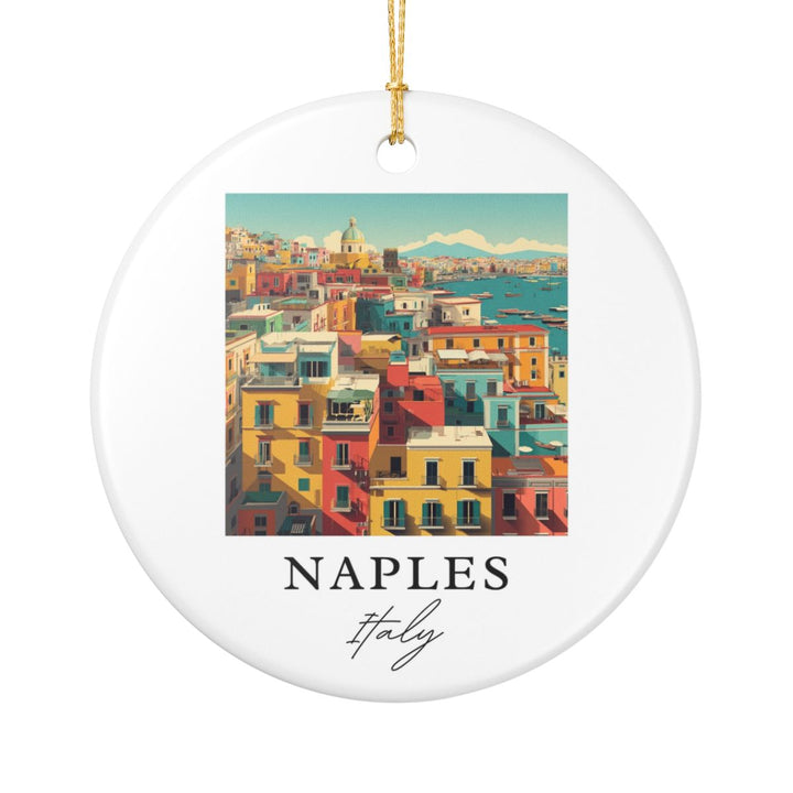 Naples Italy Ornament: Unique Naples Italy Souvenir, Naples Italy Xmas Decor, and Authentic Naples Italy Gift