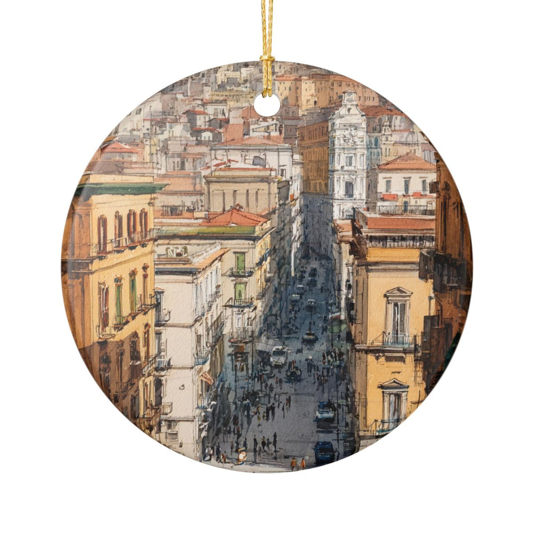 Naples Italy Ornament: Unique Naples Italy Souvenir, Naples Italy Xmas Decor, and Authentic Naples Italy Gift
