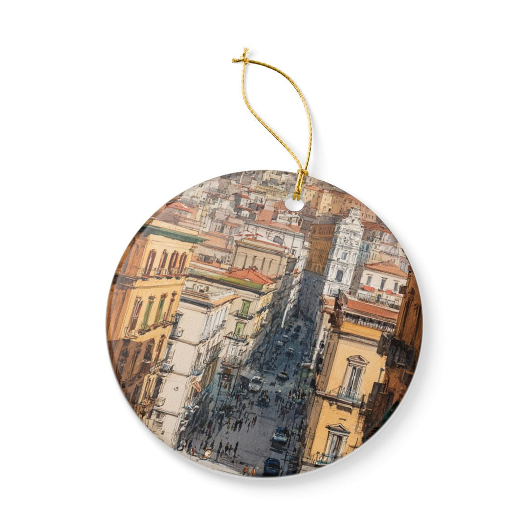 Naples Italy Ornament: Unique Naples Italy Souvenir, Naples Italy Xmas Decor, and Authentic Naples Italy Gift