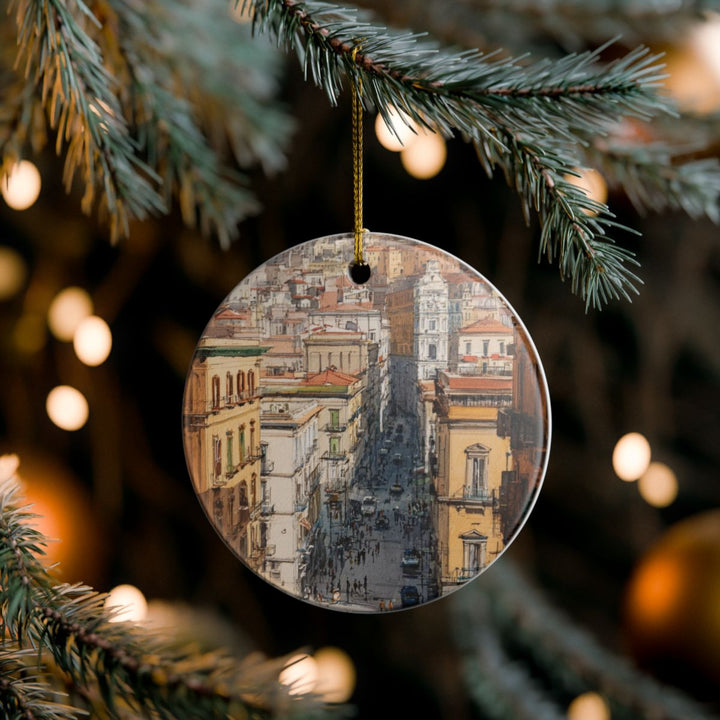 Naples Italy Ornament: Unique Naples Italy Souvenir, Naples Italy Xmas Decor, and Authentic Naples Italy Gift