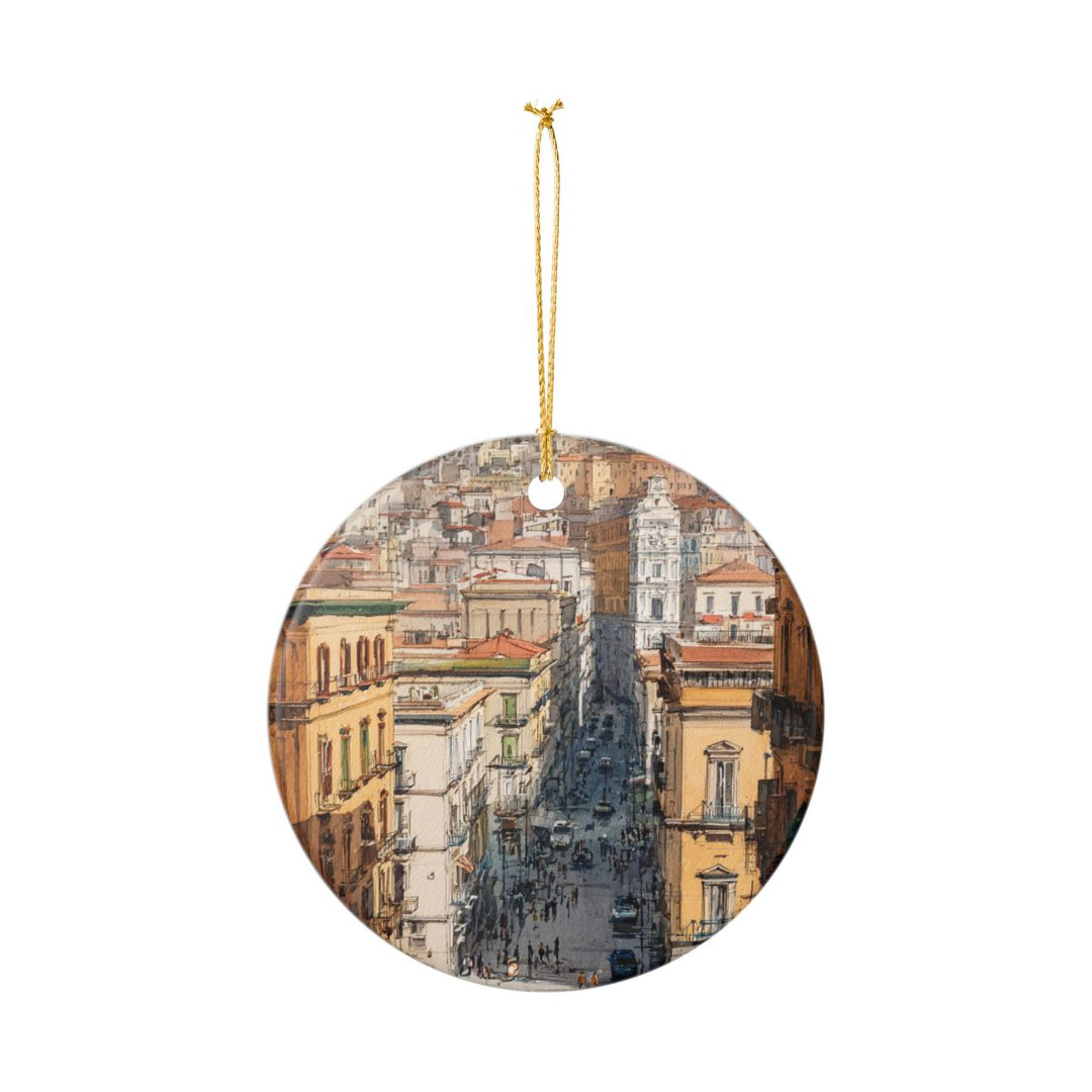 Naples Italy Ornament: Unique Naples Italy Souvenir, Naples Italy Xmas Decor, and Authentic Naples Italy Gift