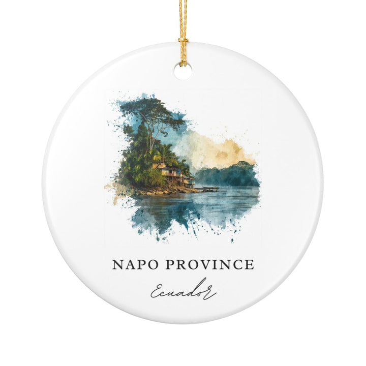 Napo Province Ecuador Ornament: Unique Napo Province Souvenir, Napo Province Ecuador Xmas Decor, and Authentic Napo Province Gift