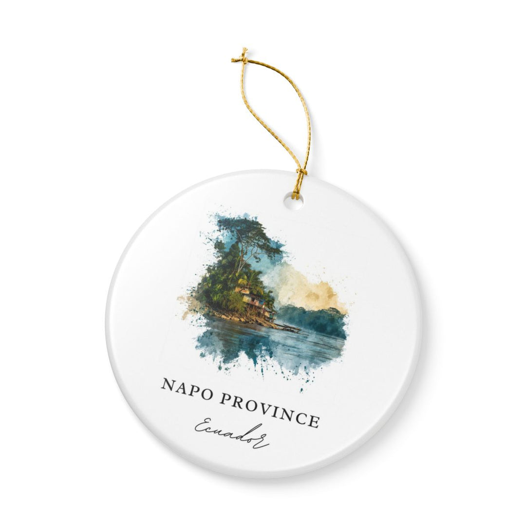 Napo Province Ecuador Ornament: Unique Napo Province Souvenir, Napo Province Ecuador Xmas Decor, and Authentic Napo Province Gift